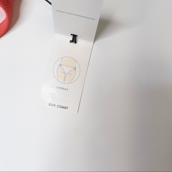 SHADE & SHORE Coral Scalloped Hipster Bikini Bottoms Mix & Match XL NWT - Picture 8 of 14